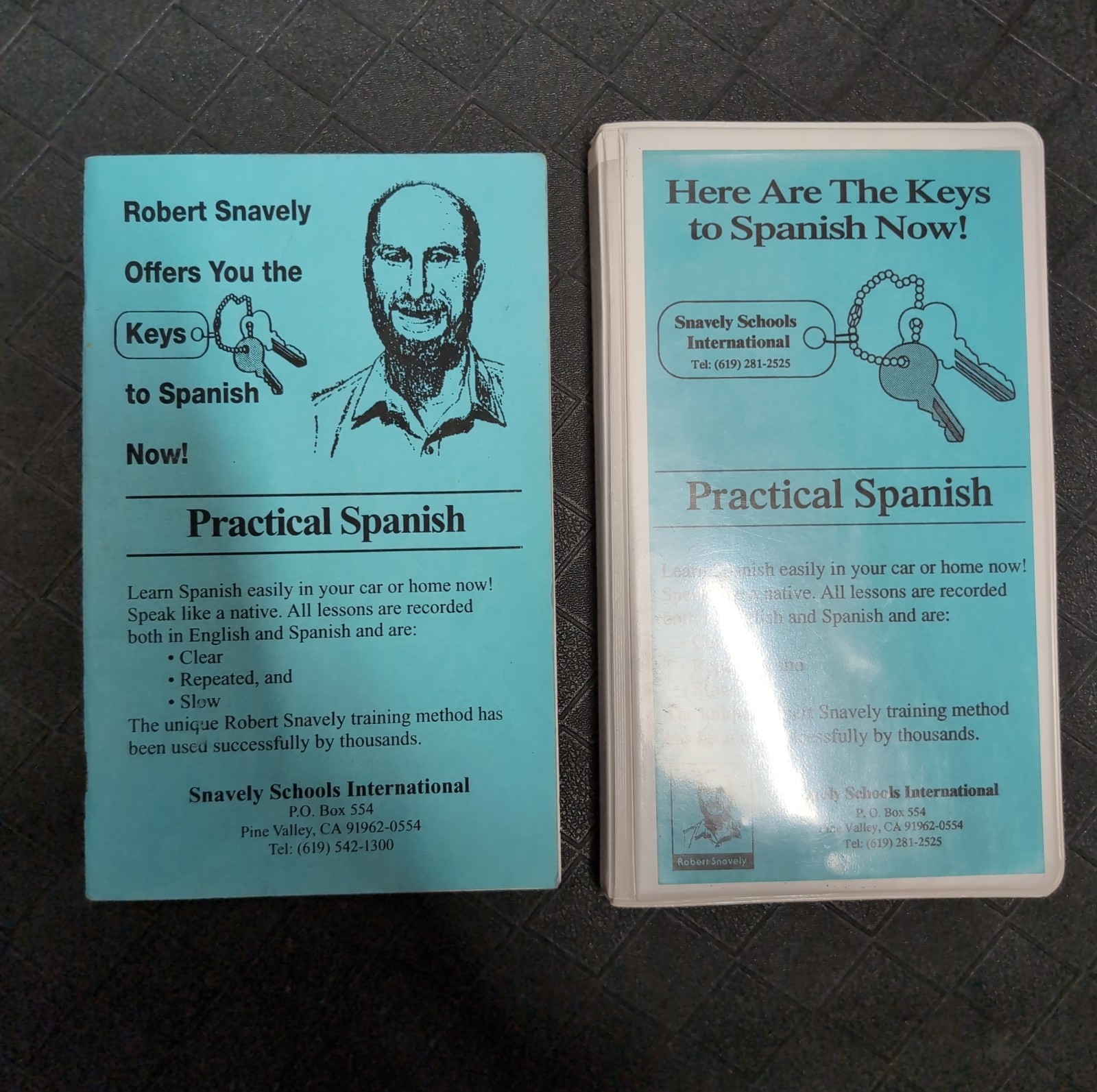 Snavely Schools International Practical Spanish Audio Book Cassette Set Vintage