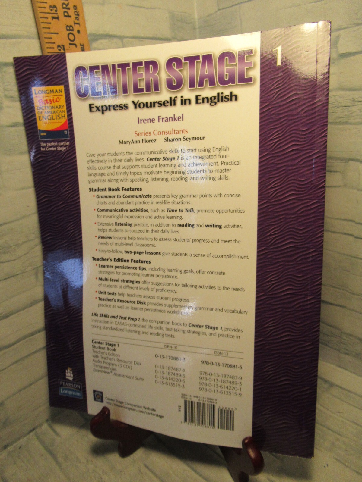 Center Stage 1 /Express Yourself in English/ by Irene Frankel / Pearson