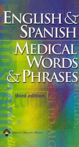 English & Spanish Medical Words & – Paperback, by Springhouse – Very Good