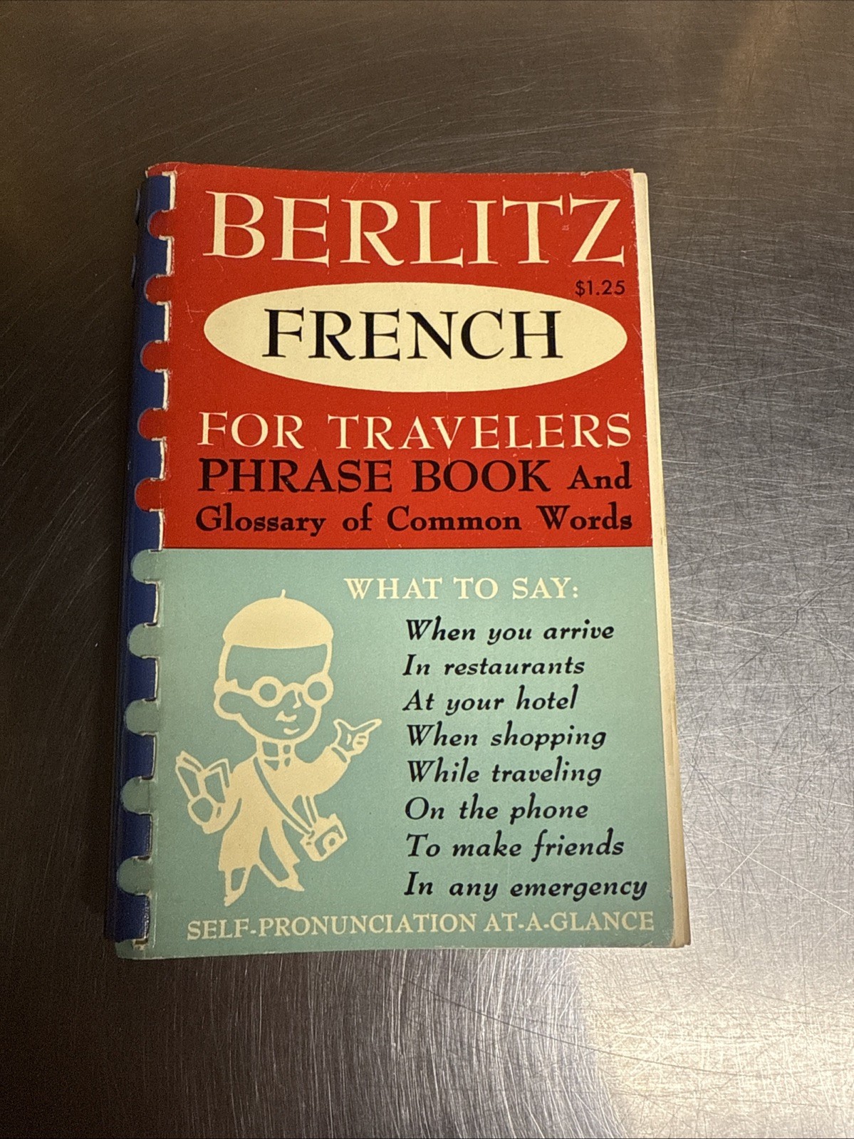 Berlitz French 1954 Phrase Book and Common Words by Berlitz