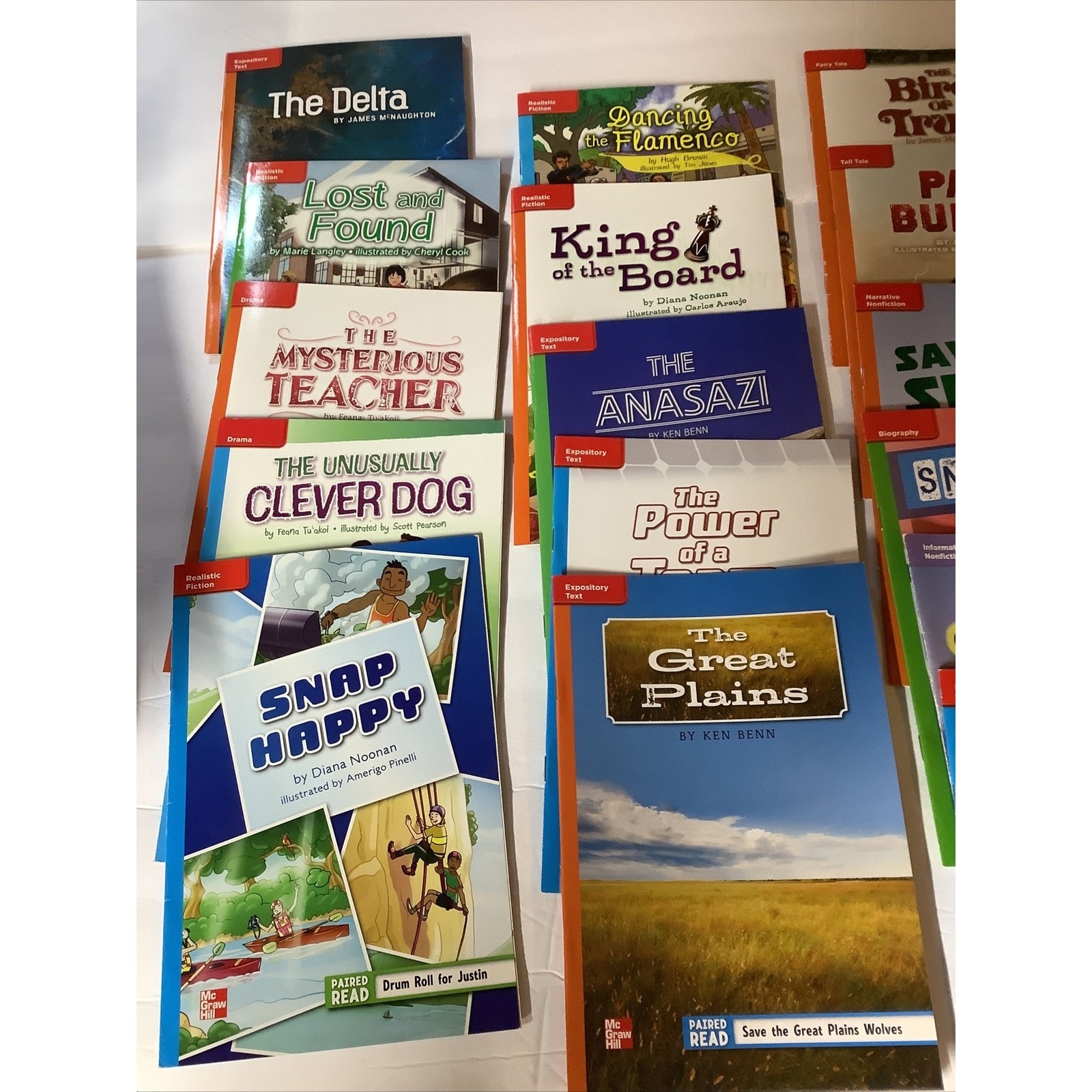McGraw Hill Reading Wonders Leveled Readers Grade 5 ~ Lot of 16 Homeschool 7
