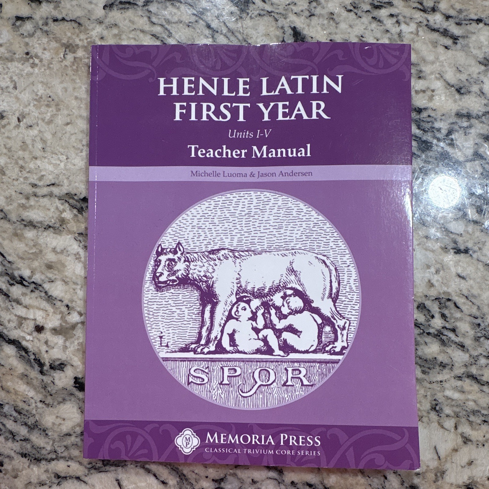 Memoria Press Henle Latin First Year Units I-V Teacher Manual + Quizzes + Tests