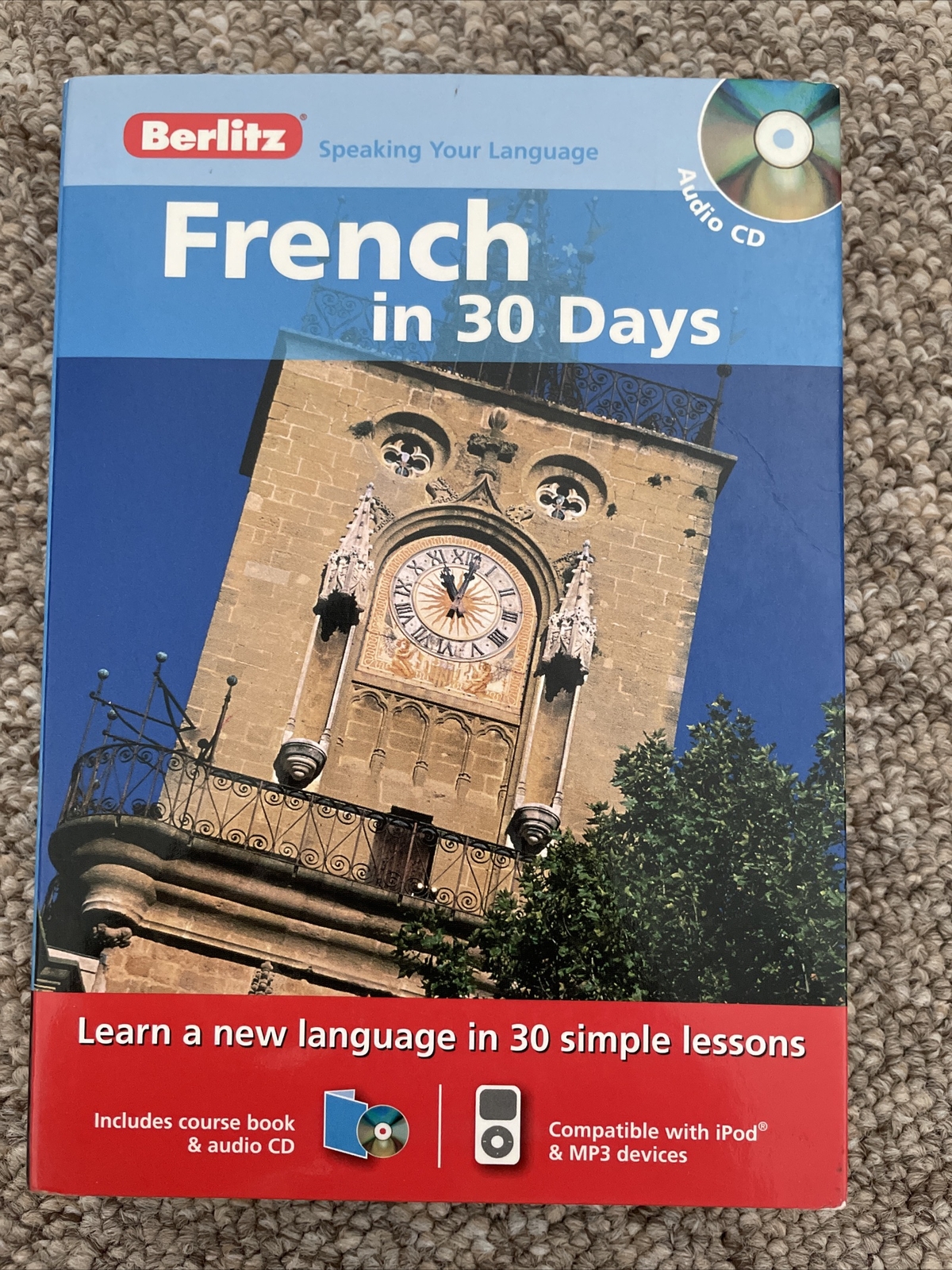 Berlitz French In 30 Days Course Book & Audio Cd (iPod/MP3 Compatible)