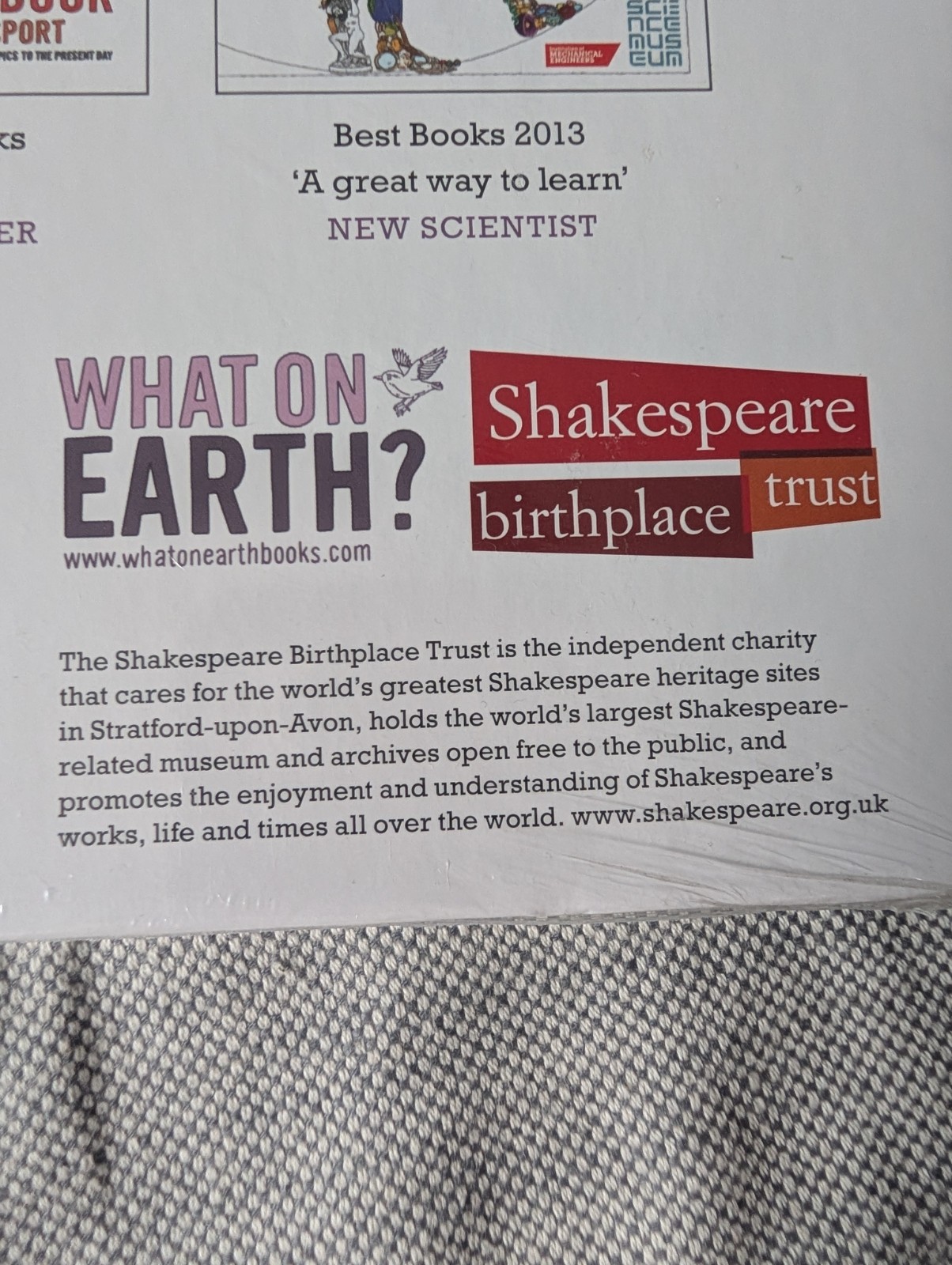 The What on Earth? Wallbook of Shakespeare: A T… by Christopher Lloyd Hardback