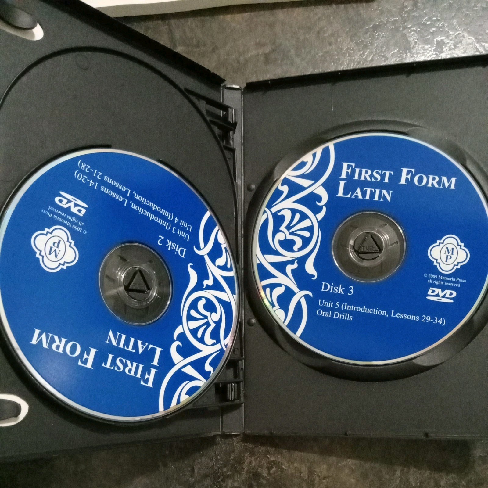 Memoria Press First Form Latin Set,TM, Wb & Test Key, Quizzes&Tests, DVDs