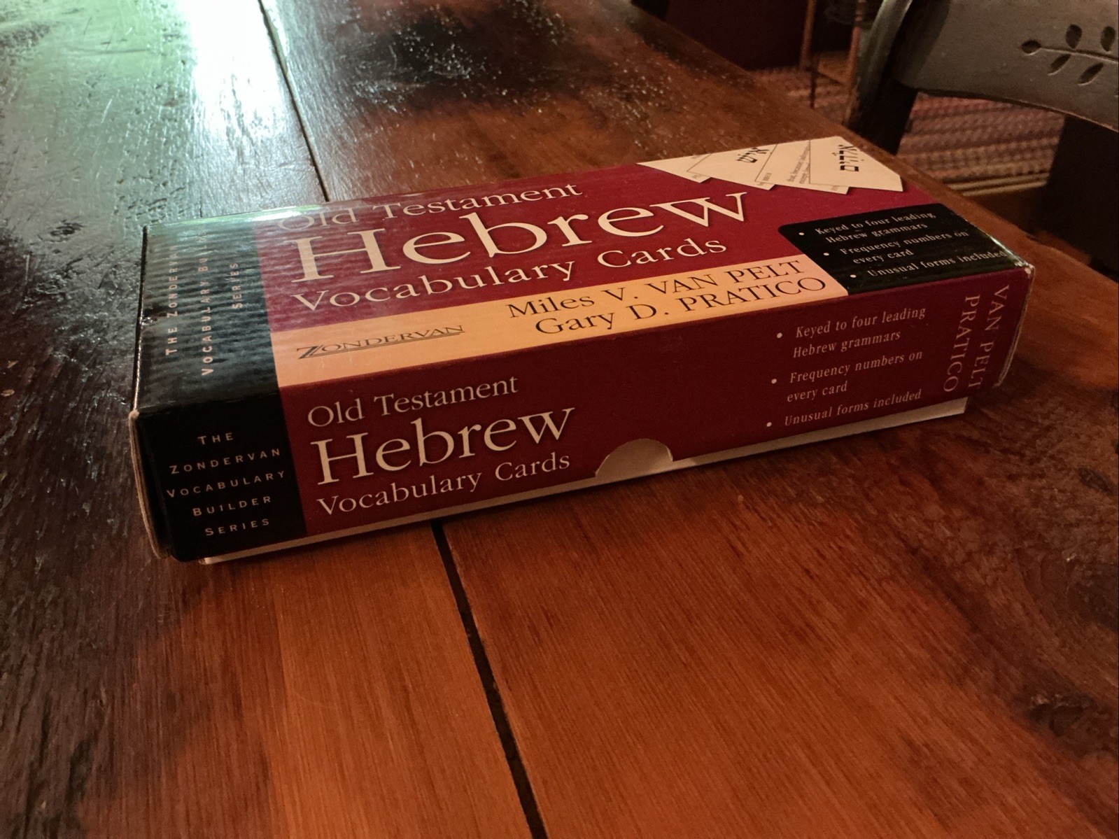 Old Testament Hebrew Vocabulary Cards (The Zondervan Vocabulary Builder VG+