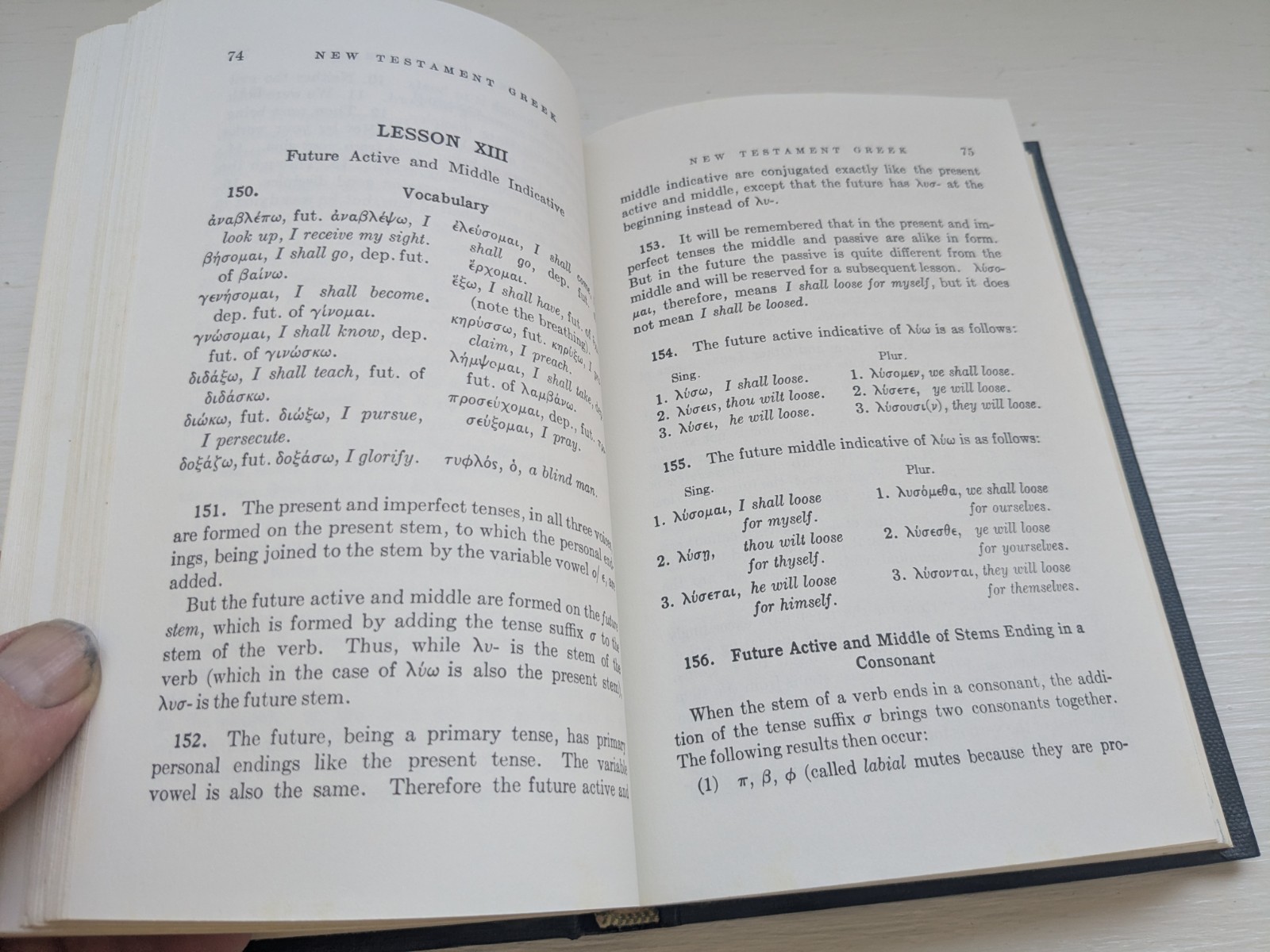 Nice Copy New Testament Greek for Beginners J Gresham Machen 1951 HB