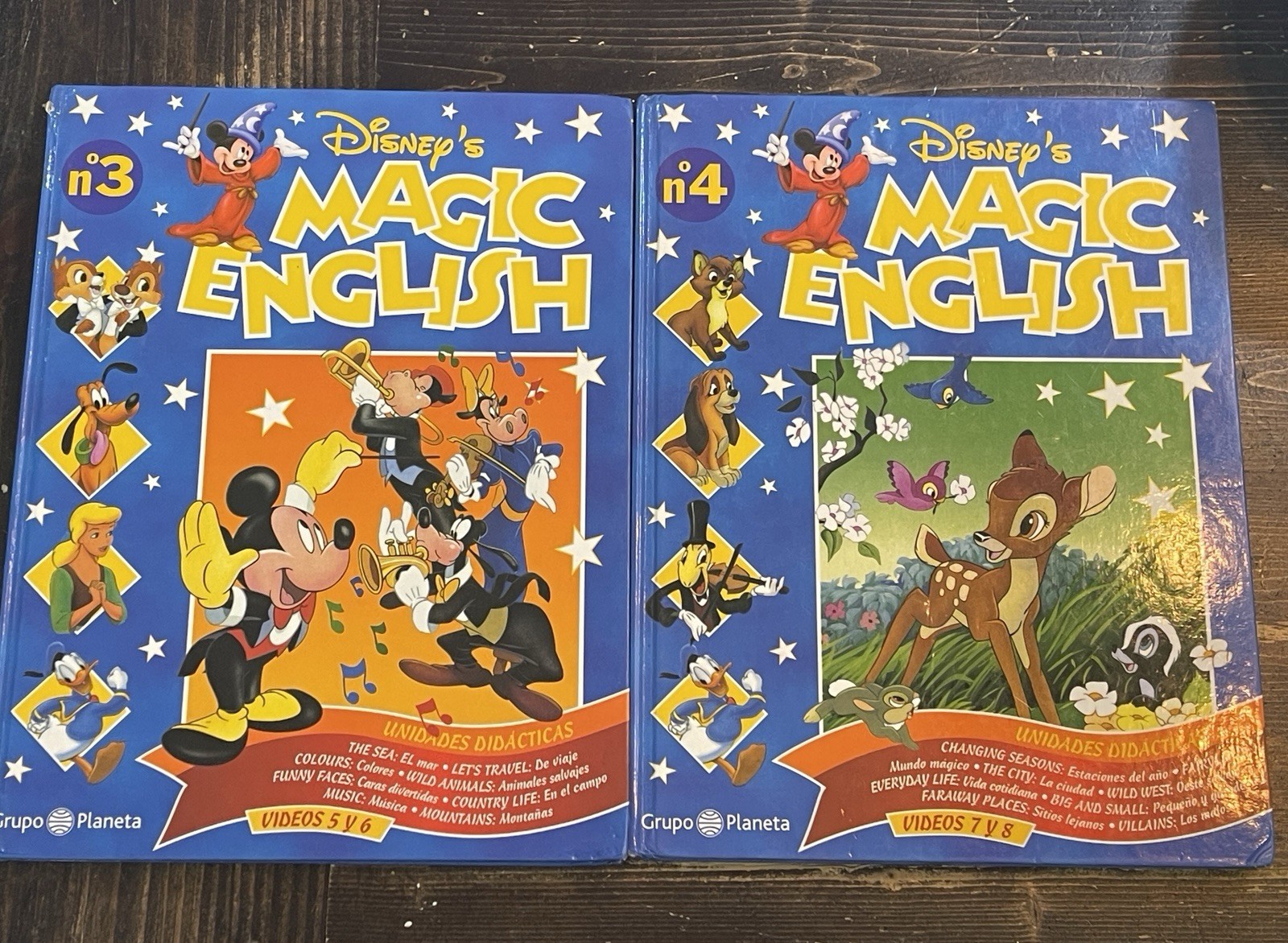 Disney Learn English Books for Spanish Speakers – Bilingual Storybooks Lot of 5