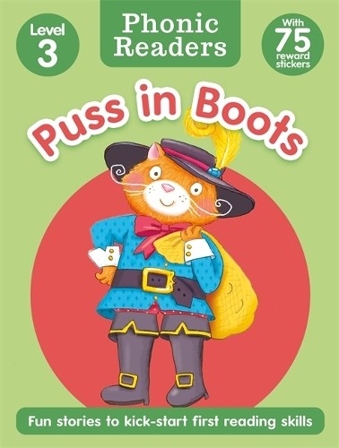 Phonic Readers Age 4-6 Level 3: Puss in Boots by Autumn Publishing Book The Fast