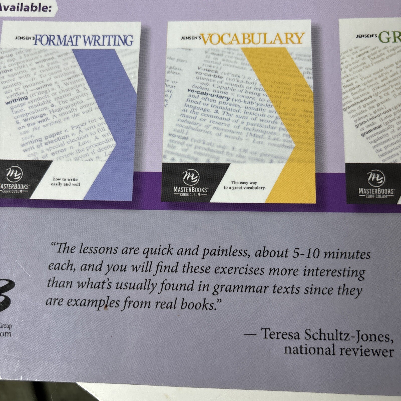 Jensen’s Punctuation Study Guide Master Books Curriculum 2016 Pre-Owned.