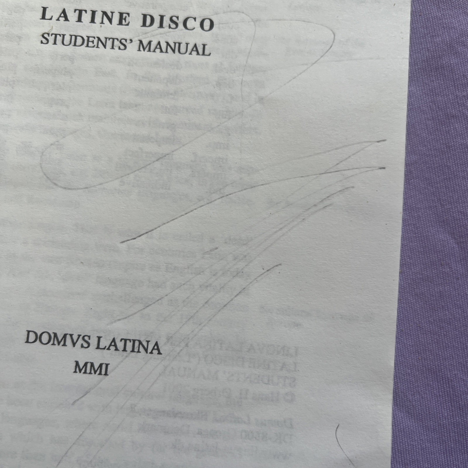 LATINE DISCO STUDENT’S MANUAL HANS H. ØRBERG LINGVA LATINA PER SE ILLVSTRATA