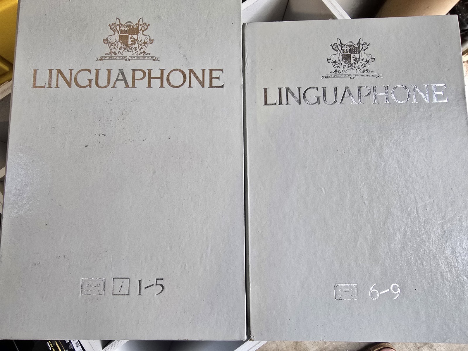 Rare Linguaphone French Vintage Course Cassette tapes 1-9