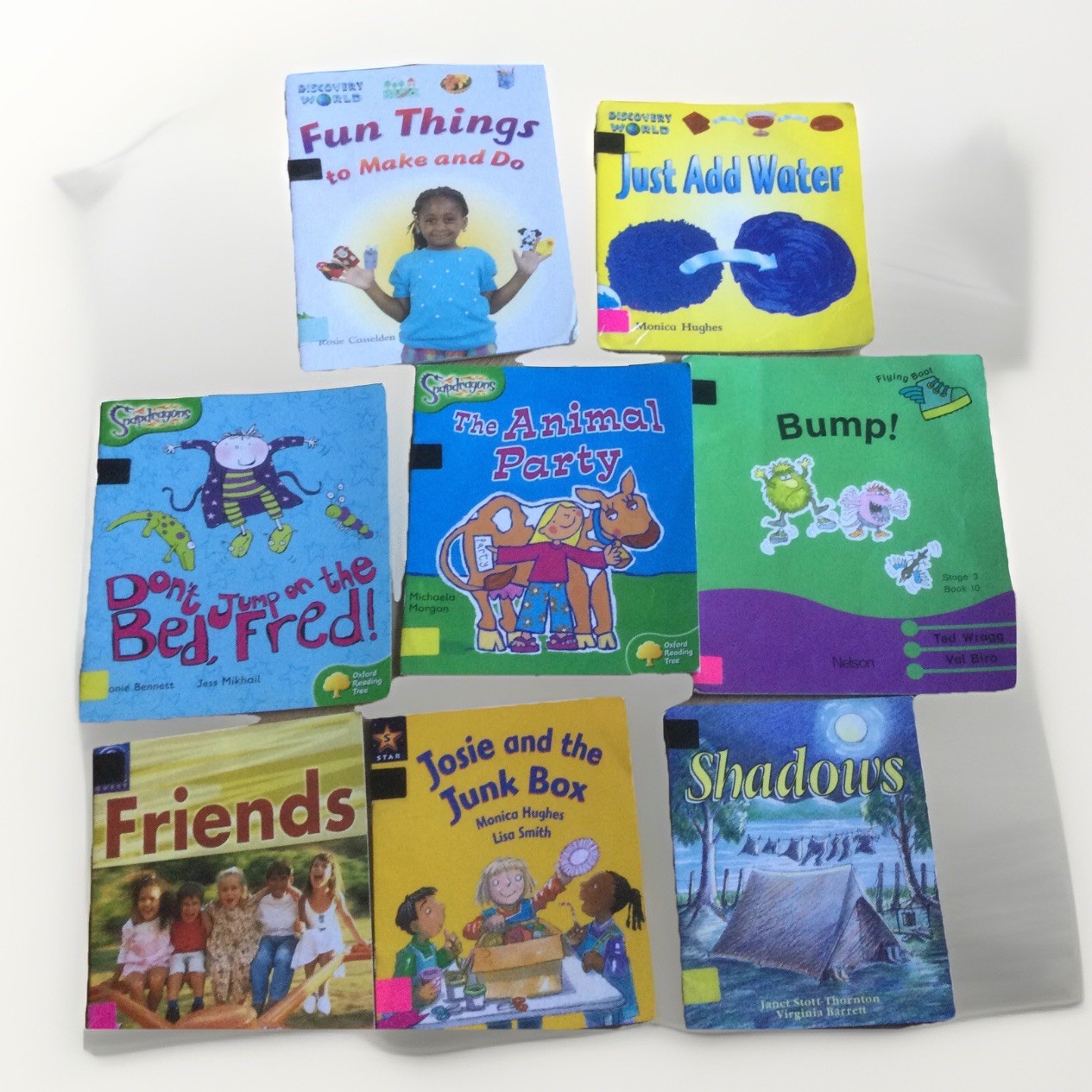 Rigby Star Discovery World Snapdragons Guided Reading 8 X Book Bundle Ex School