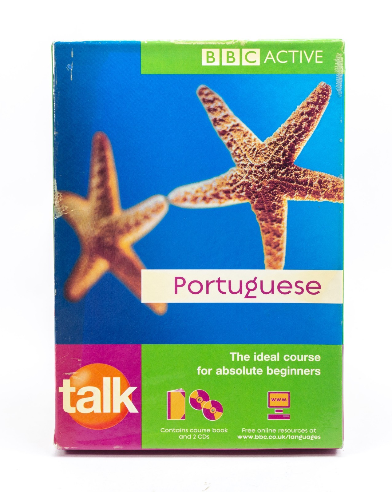 Learn Portuguese Book and 2 CD Set Mendes-Llewellyn Cristina BBC Active Talk VGC