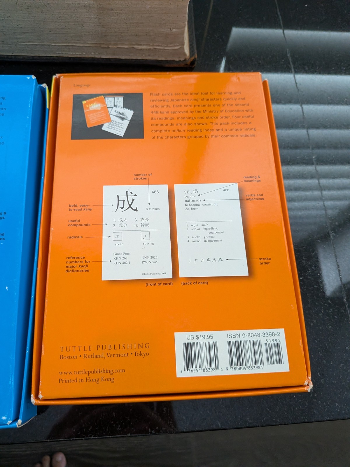 Tuttle Flash Cards Ser.: Japanese Kanji Cards Kits Volume 1 and 2
