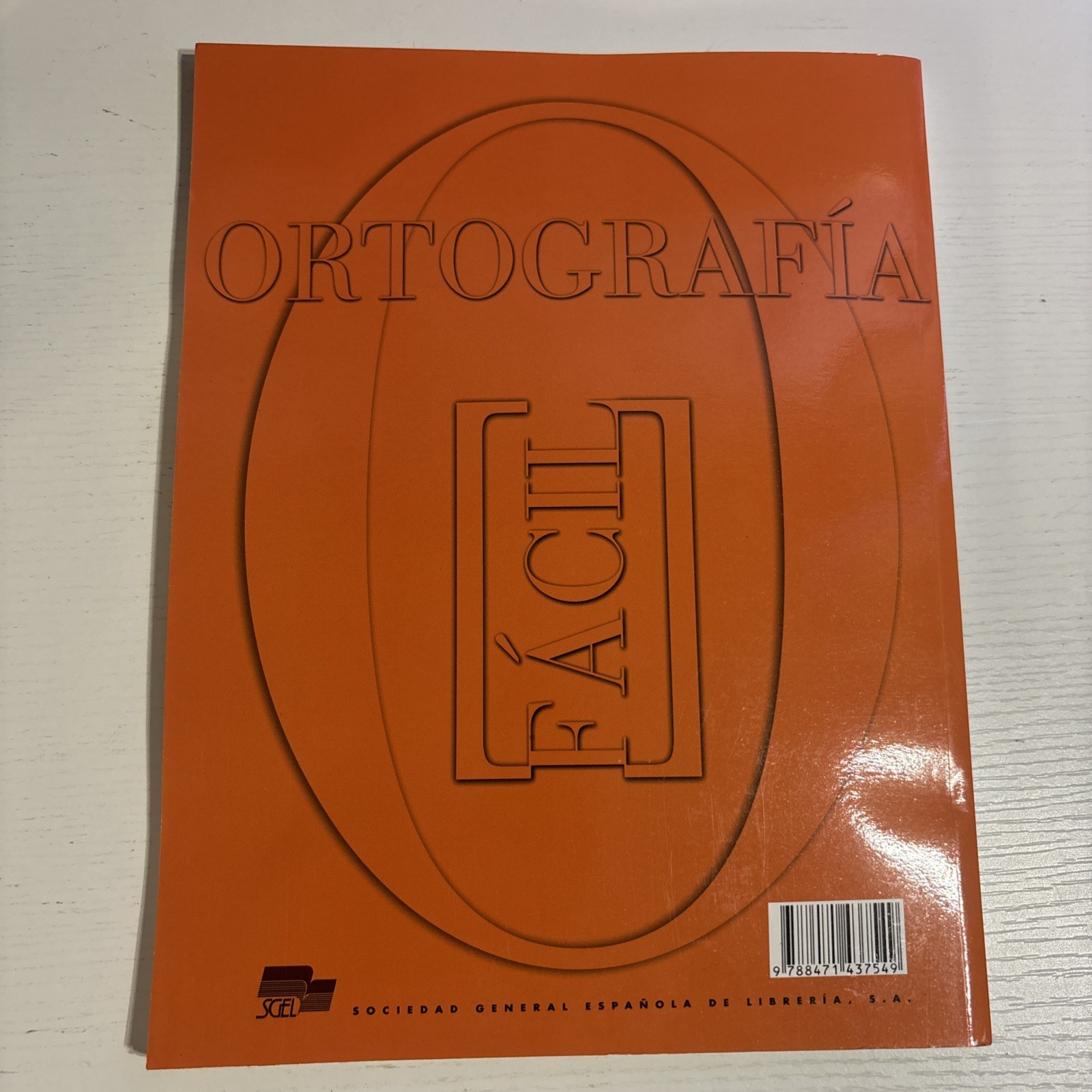 Ortografia Facil Guillermo Hernandez SGEL 5th Ed 2004 Spanish Workbook New