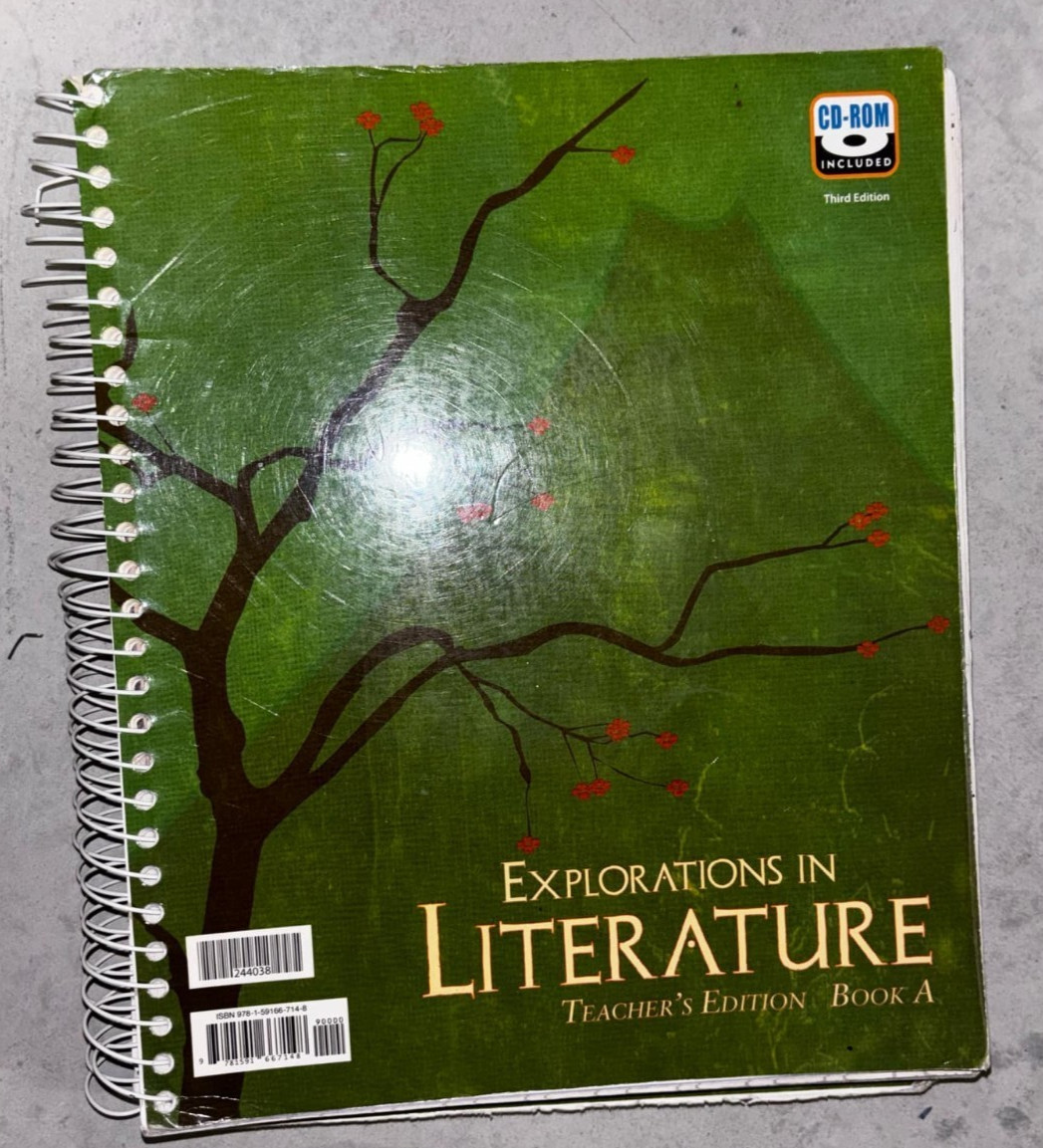 BJU – Explorations in Literature￼. Teacher’s edition. Book A and B ONLY