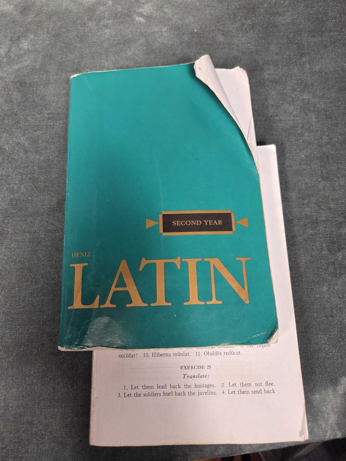 Henle Latin Ser.: Second Year Latin by Robert J. Henle (1958, Trade Paperback)