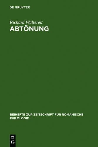 Richard Waltereit Abtönung (Hardback)