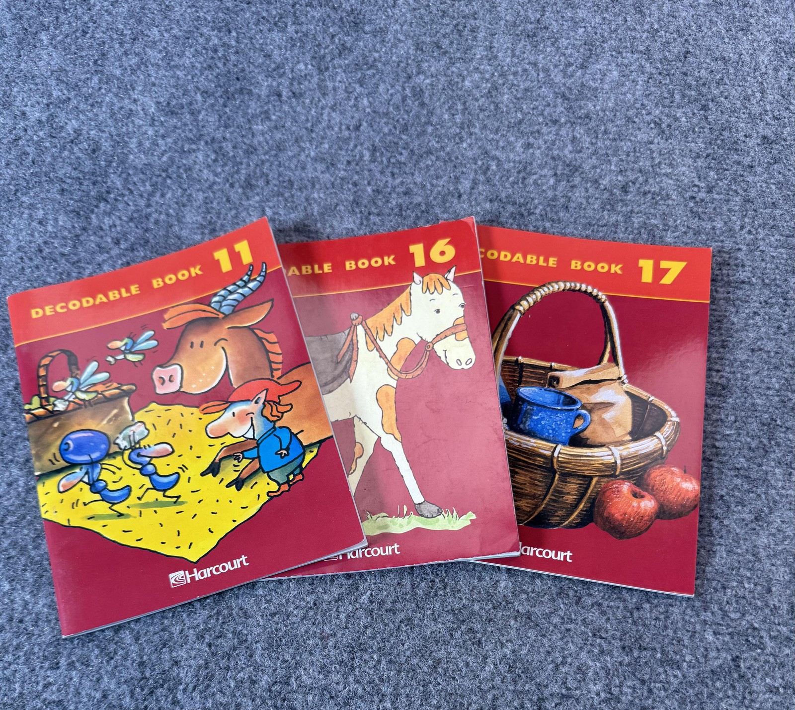 Harcourt Decodable Books Sets 11 16 17 Early Reader Phonics Practice Lot