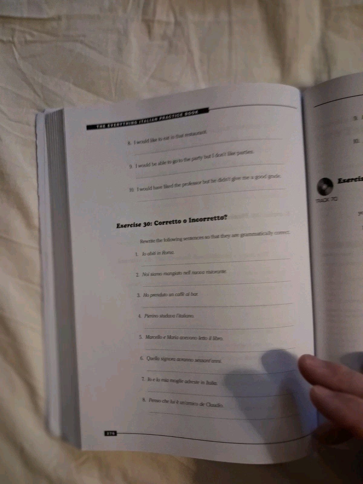 The Everything Italian Practice Book : NO CD: Practical techniques – EX.