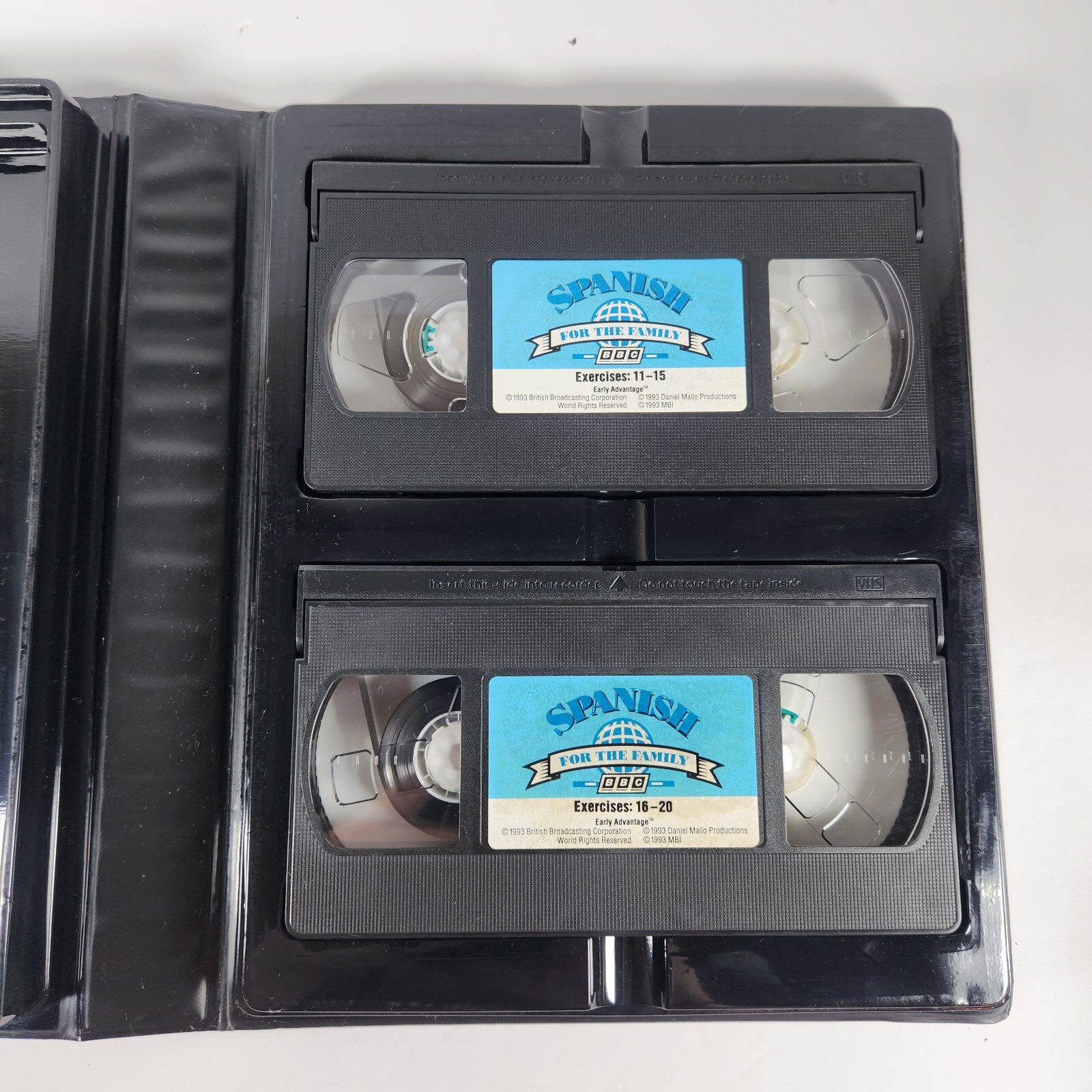 Spanish Language Course BBC Muzzy Early Advantage Children VHS Videos Cassette