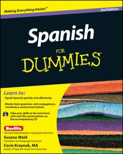 Spanish for Dummies Paperback Susana, Kraynak, Cecie Wald