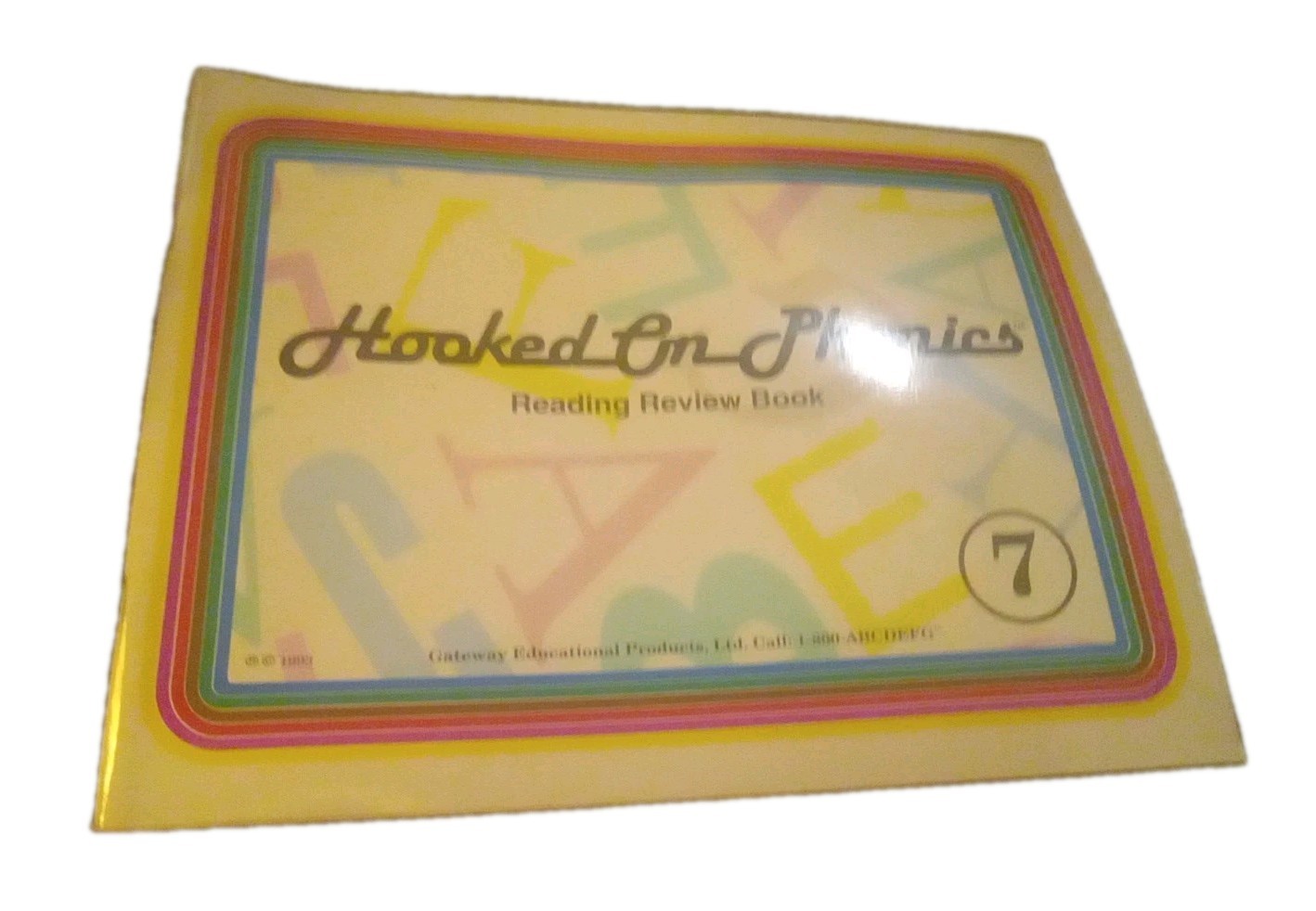 Hooked on Phonics Reading Review Book #7 Replacement 1992 From Classroom 6th Ed.