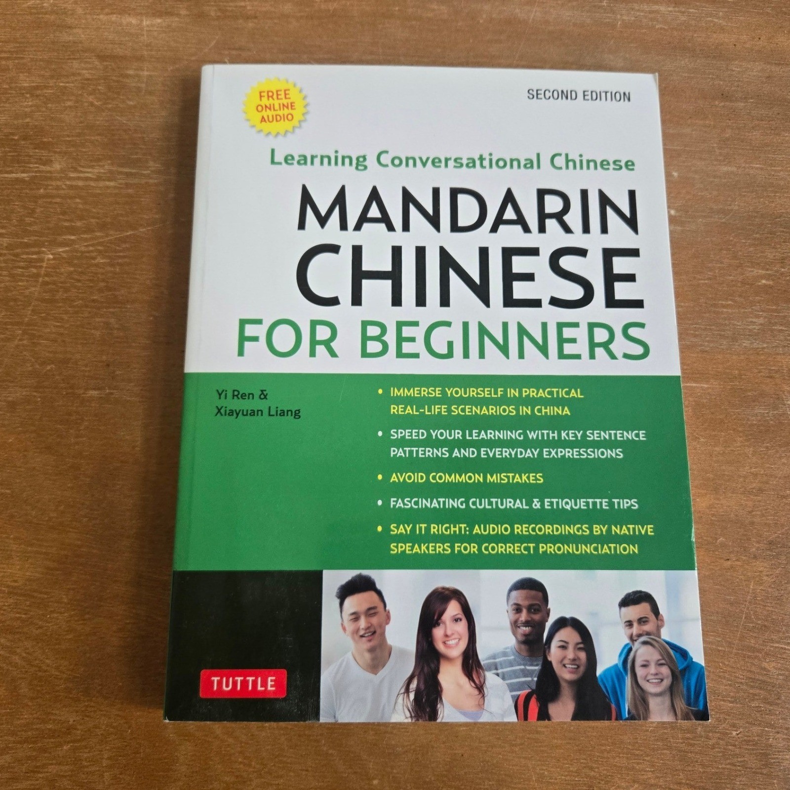Tuttle Mandarin Chinese for Beginners Textbook Second Edition White Excellent
