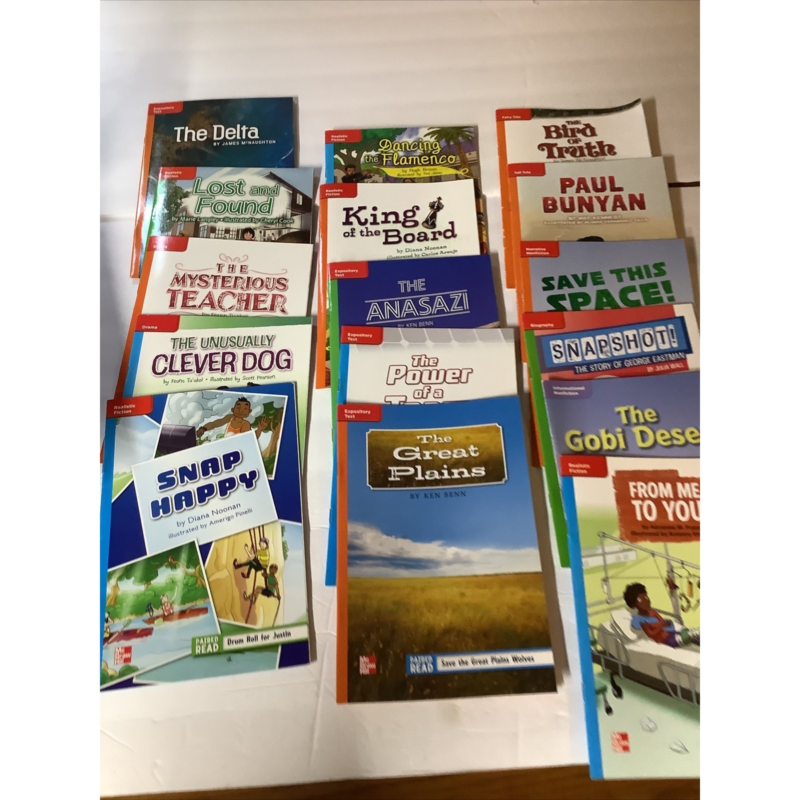 McGraw Hill Reading Wonders Leveled Readers Grade 5 ~ Lot of 16 Homeschool 7