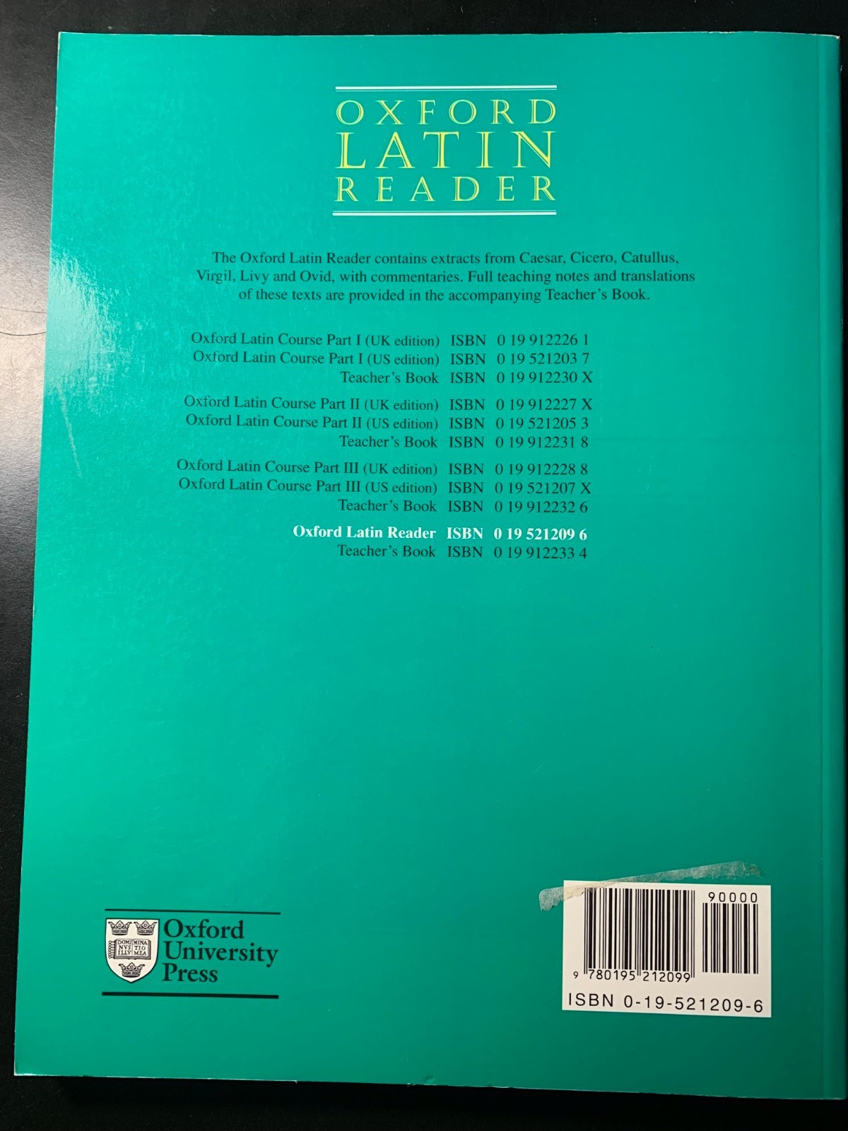 Oxford Latin Reader, Maurice Balme & James Morwood, Paperback, 1st Edition
