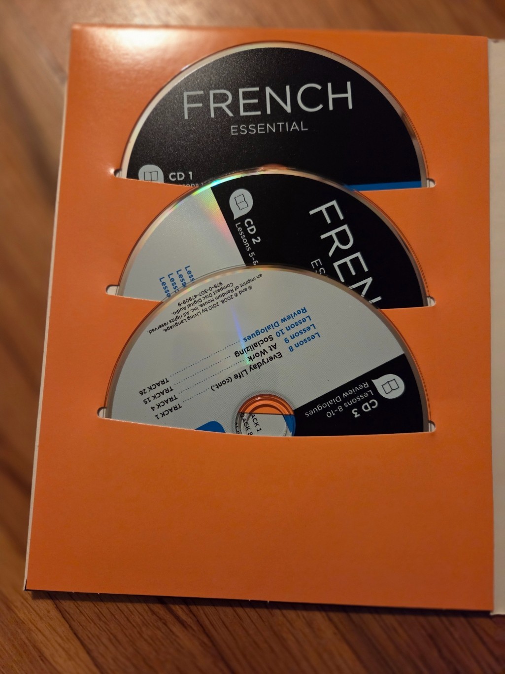 LIVING LANGUAGE FRENCH COMPLETE SERIES W/AUDIO BEGINNER INTERMED ADV EXC COND