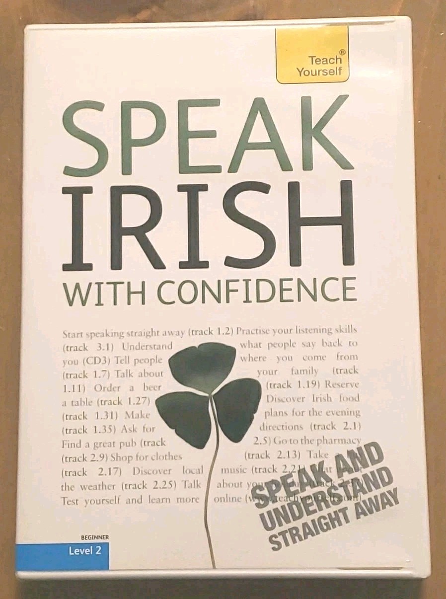 Speak Irish with Confidence • Beginner Level 2 • Teach Yourself • 3 Audio CDs