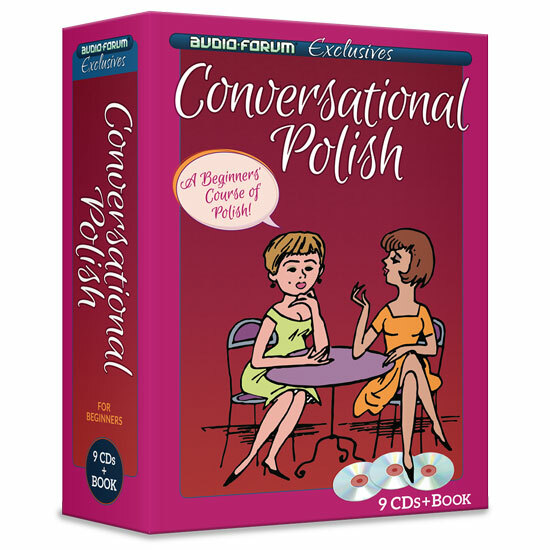 Conversational Polish (9 CDs/Book) by Audio Forum – *NEW in BOX*