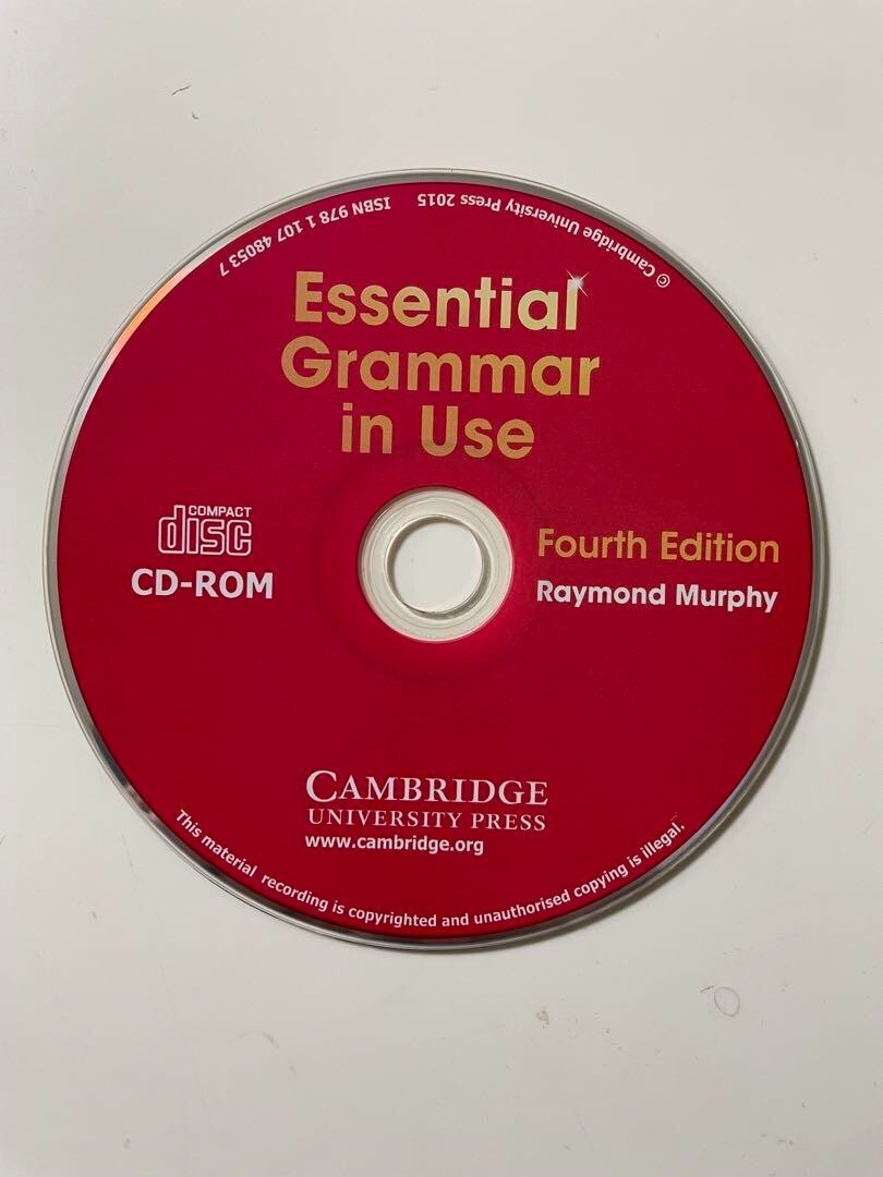 English grammar, Basic Grammar, Essential Grammar In Use. CD-ROM. FREE SHIPPING