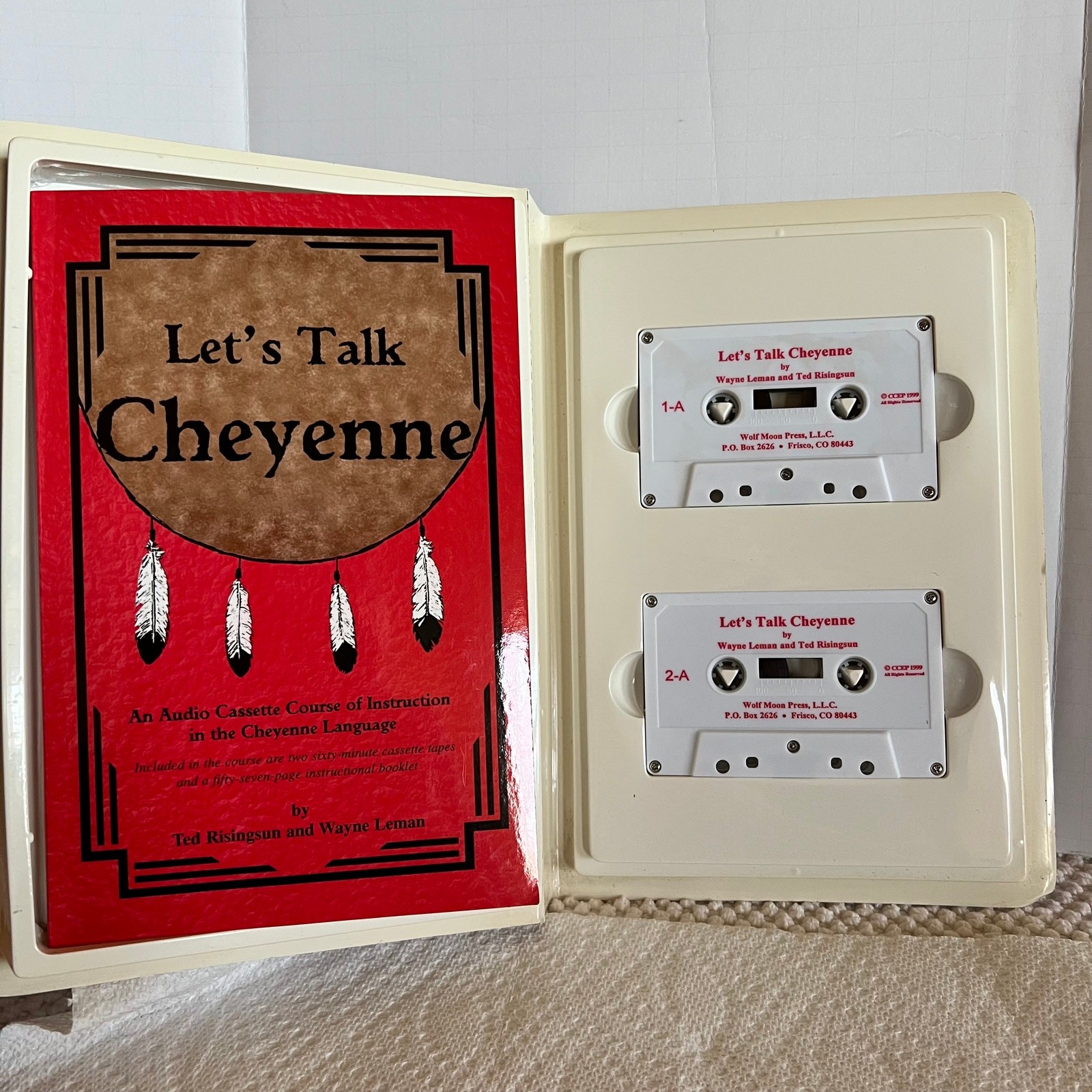 Let’s Talk Cheyenne Algonquian Languages Edition Audio Cassette Risingsun/Leman