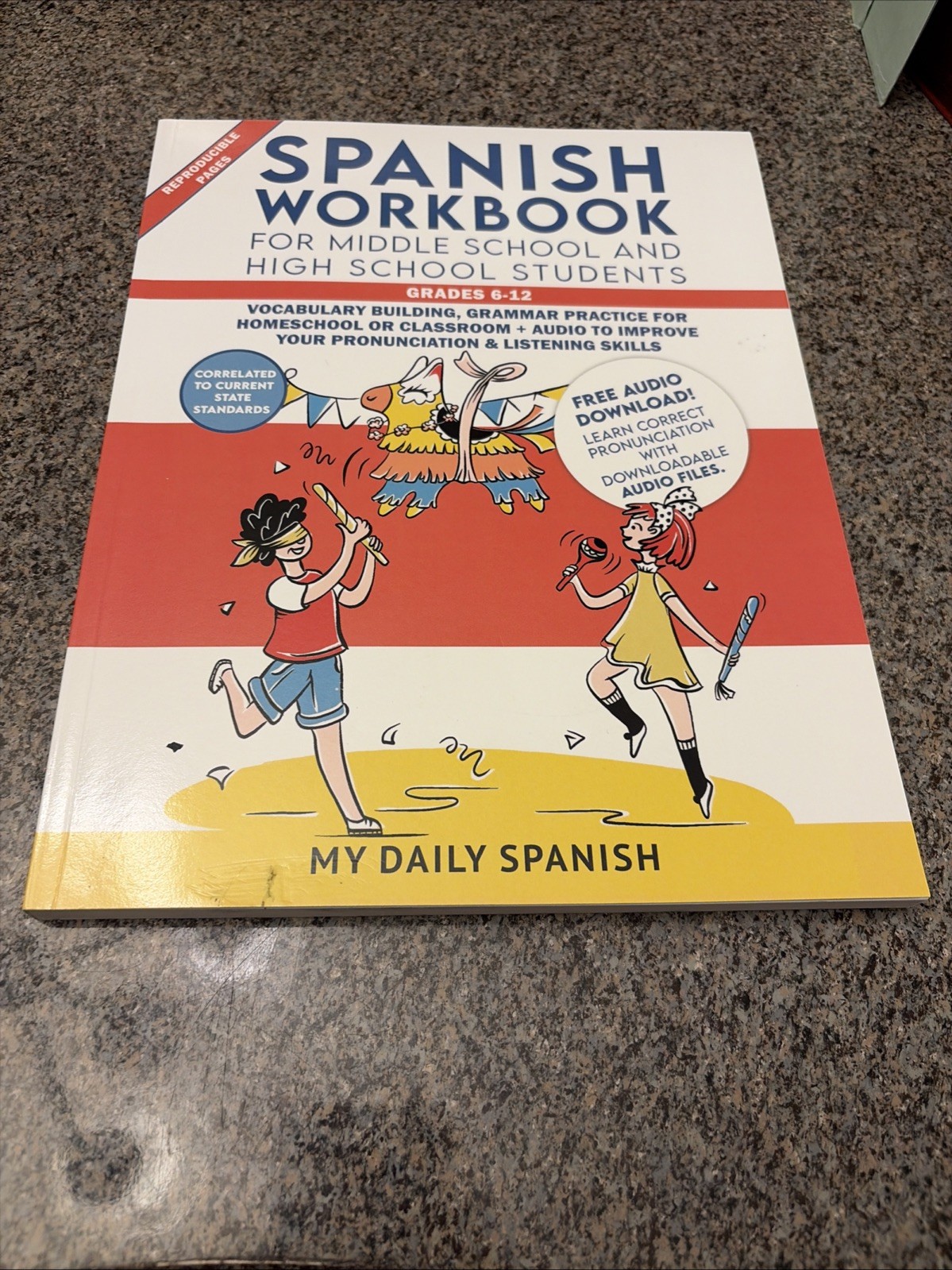 Spanish Workbook for Middle School and High School Students – Grades 6-12: Vocab
