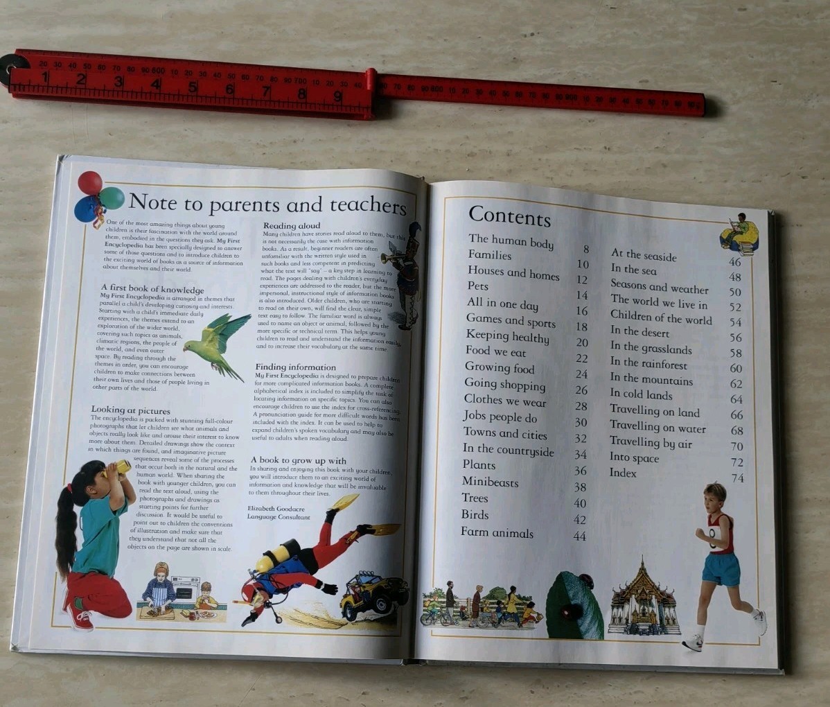 Vintage 1993 My First Encyclopedia By Carol Watson VGC Harback Book Kids Picture