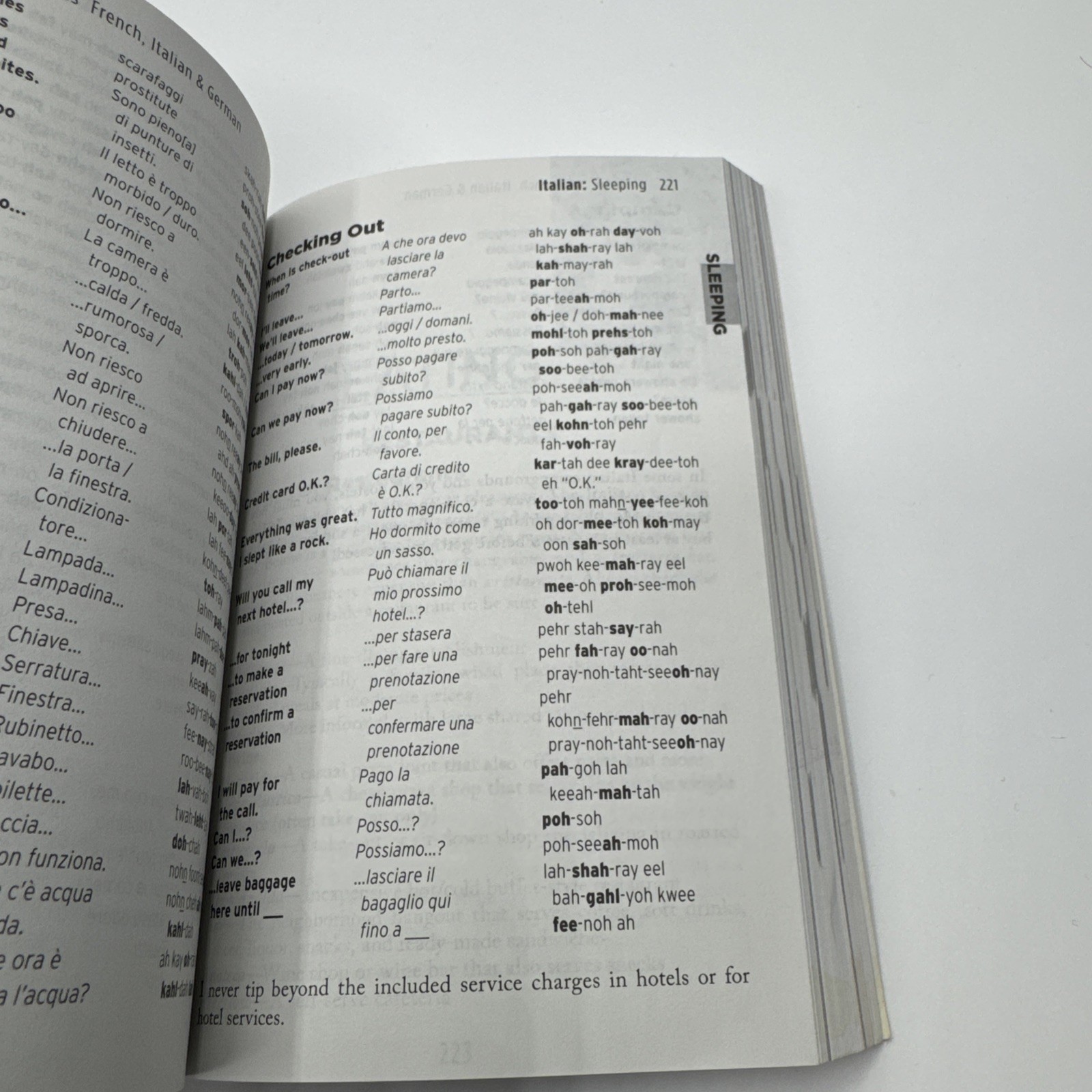 French, Italian and German Phrase Book by Rick Steves