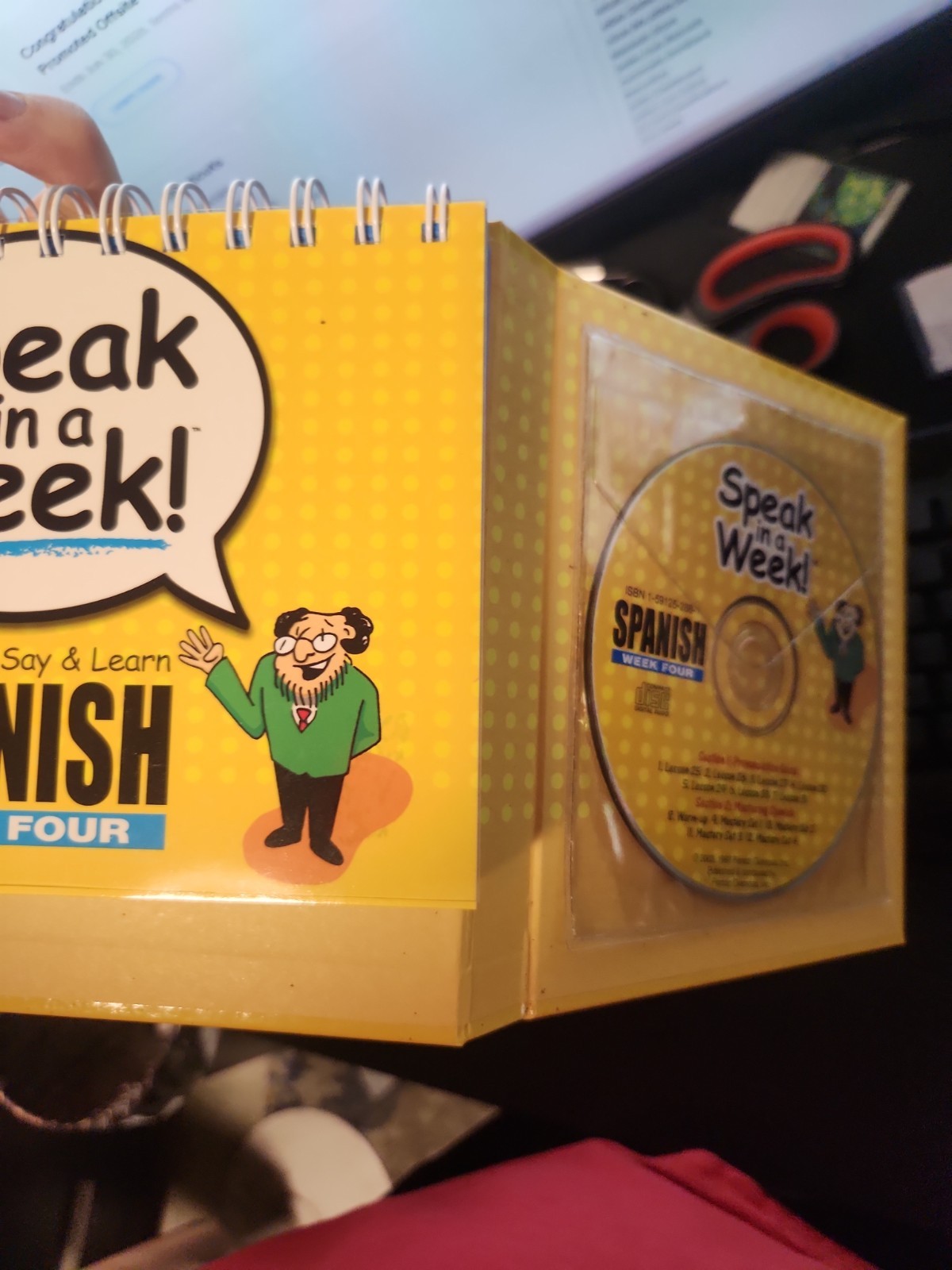 Speak in a Week!: See, Hear, Say Spiral-bound, by Penton Overseas Missing Week 1