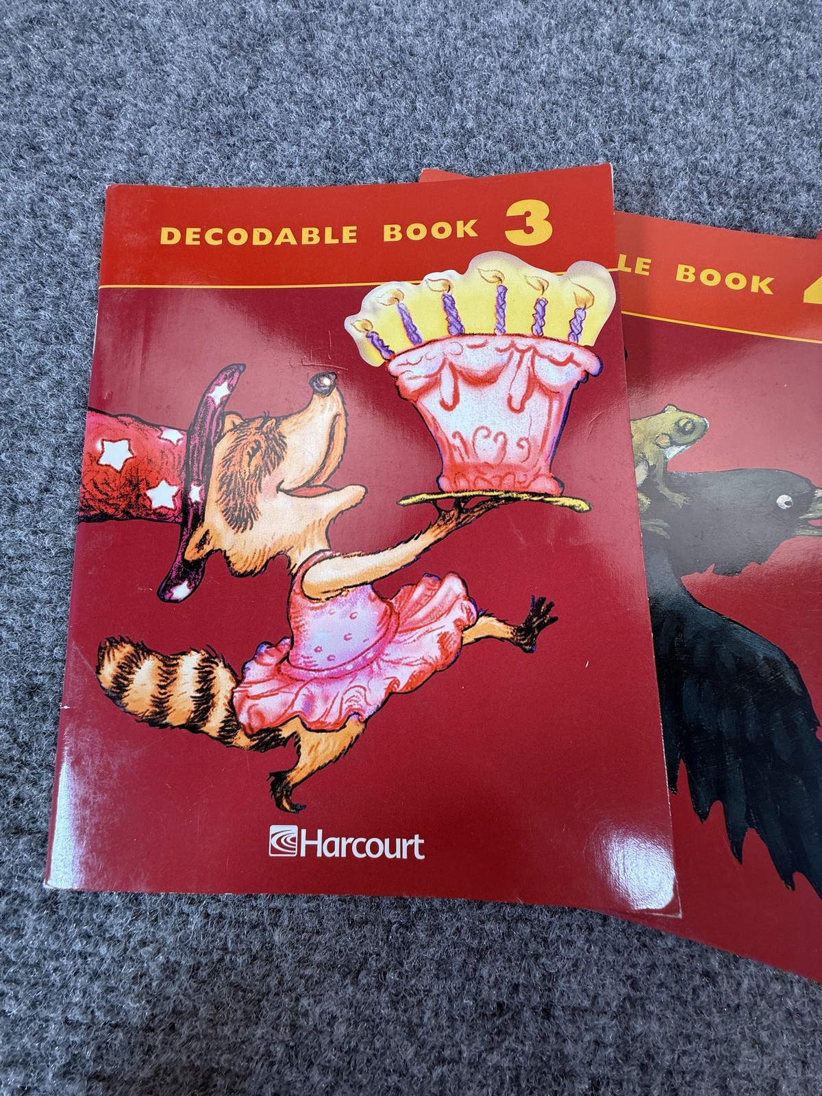 Harcourt Decodable Books Set 1-5 Early Reader Phonics Learning Softcover Lot