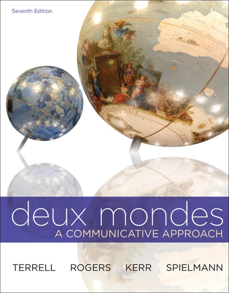 Deux mondes (Student Edition) – hardcover Terrell, Tracy D.|Spielmann, Guy|K…