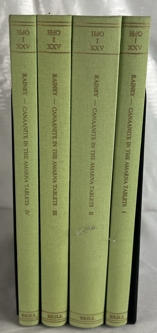 Canaanite In The Amarna Tablets: A Linguistic Analysis…. – 4 Volume Set – HC