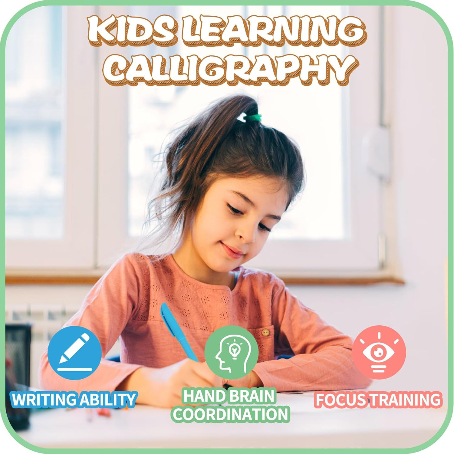 Magic Practice Copybook, Reusable Writing Practice Book, for Preschool Kids Age