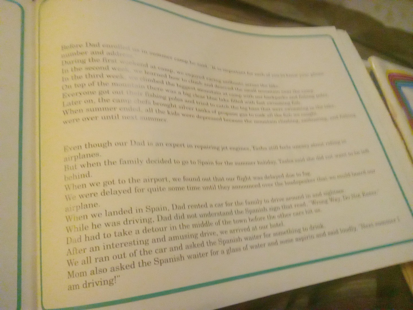 Hooked on Phonics Reading Review Book #7 Replacement 1992 From Classroom 6th Ed.