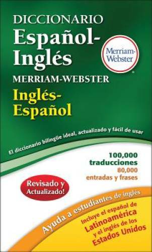 Diccionario Espanol-Ingles Merriam-Webster (Spanish Edition) – GOOD