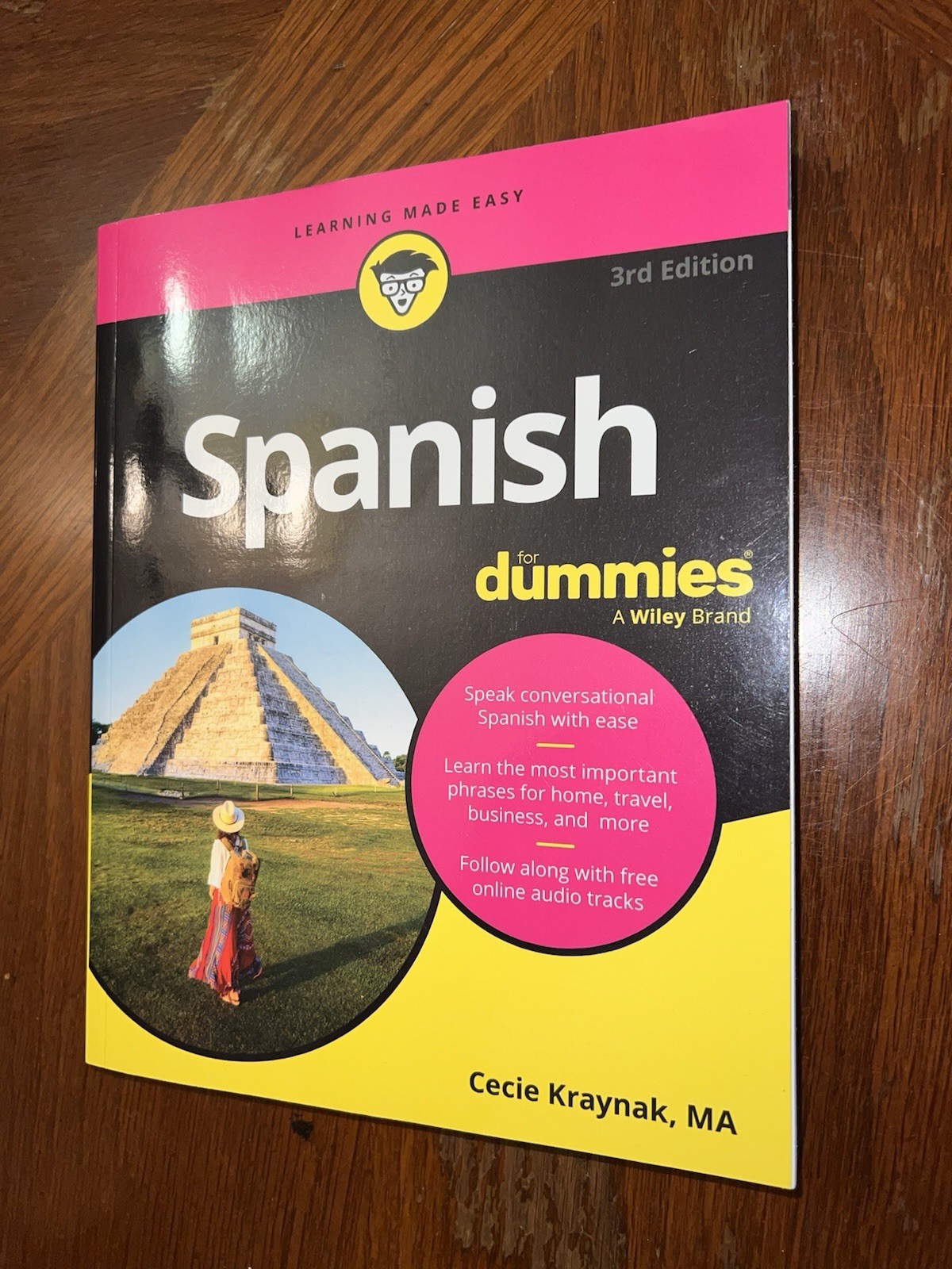 2025 Spanish For Dummies 3rd Edition Kraynak Paperback VG Wiley $30 Retail