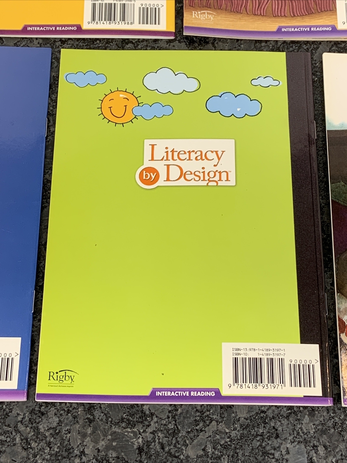 Lot of 7 Rigby Literacy By Design Interactive Reading Homeschool Story Books NEW