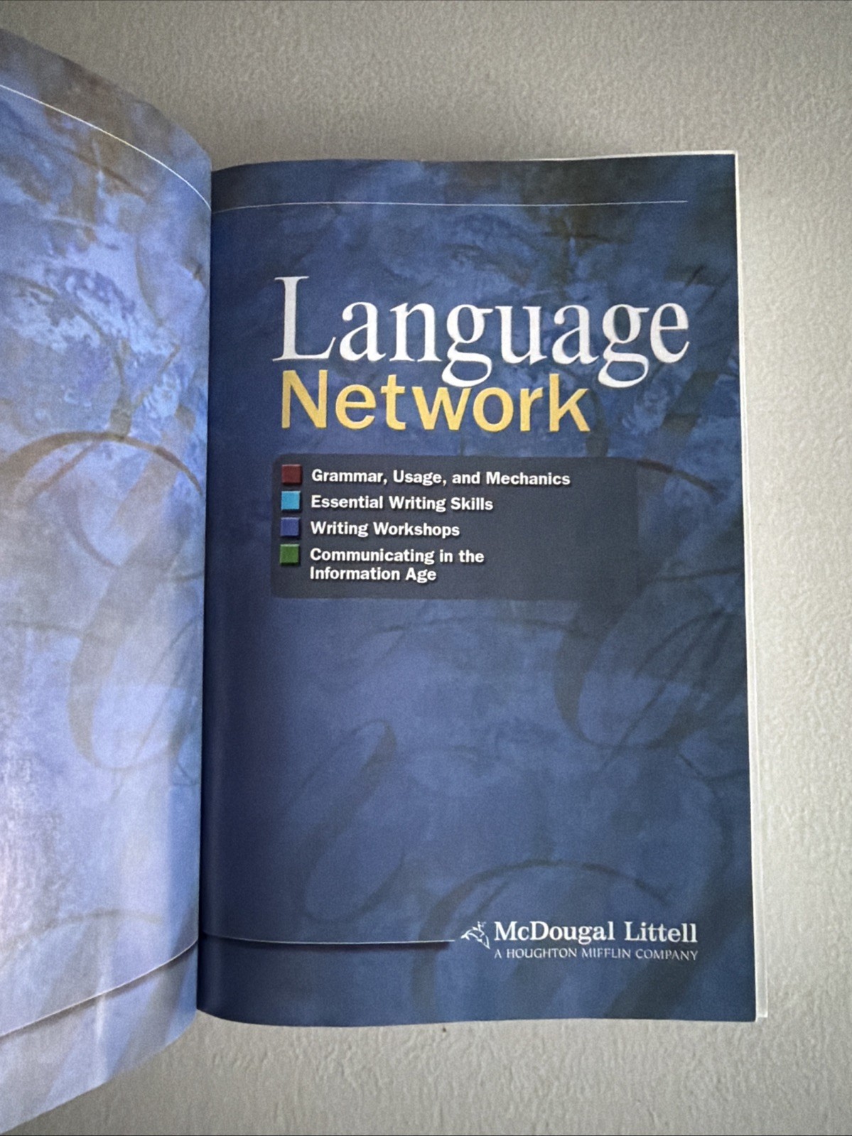 McDougal Littell Language Network Ser. Language Network Grammar Writing Communic