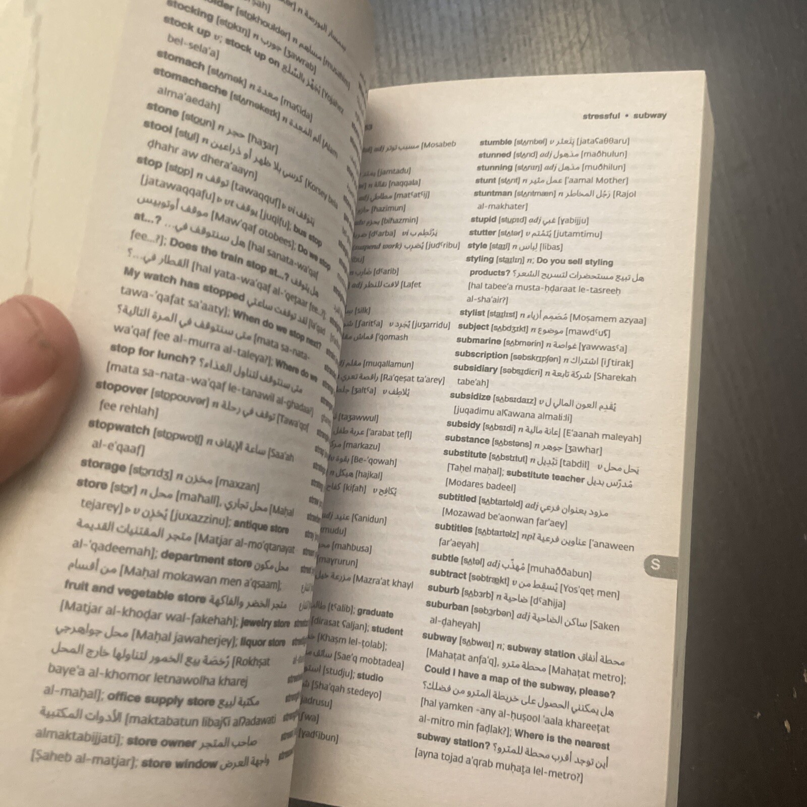 Merriam-Webster’s Arabic-English Dictionary – Mass Market Paperback – VERY GOOD